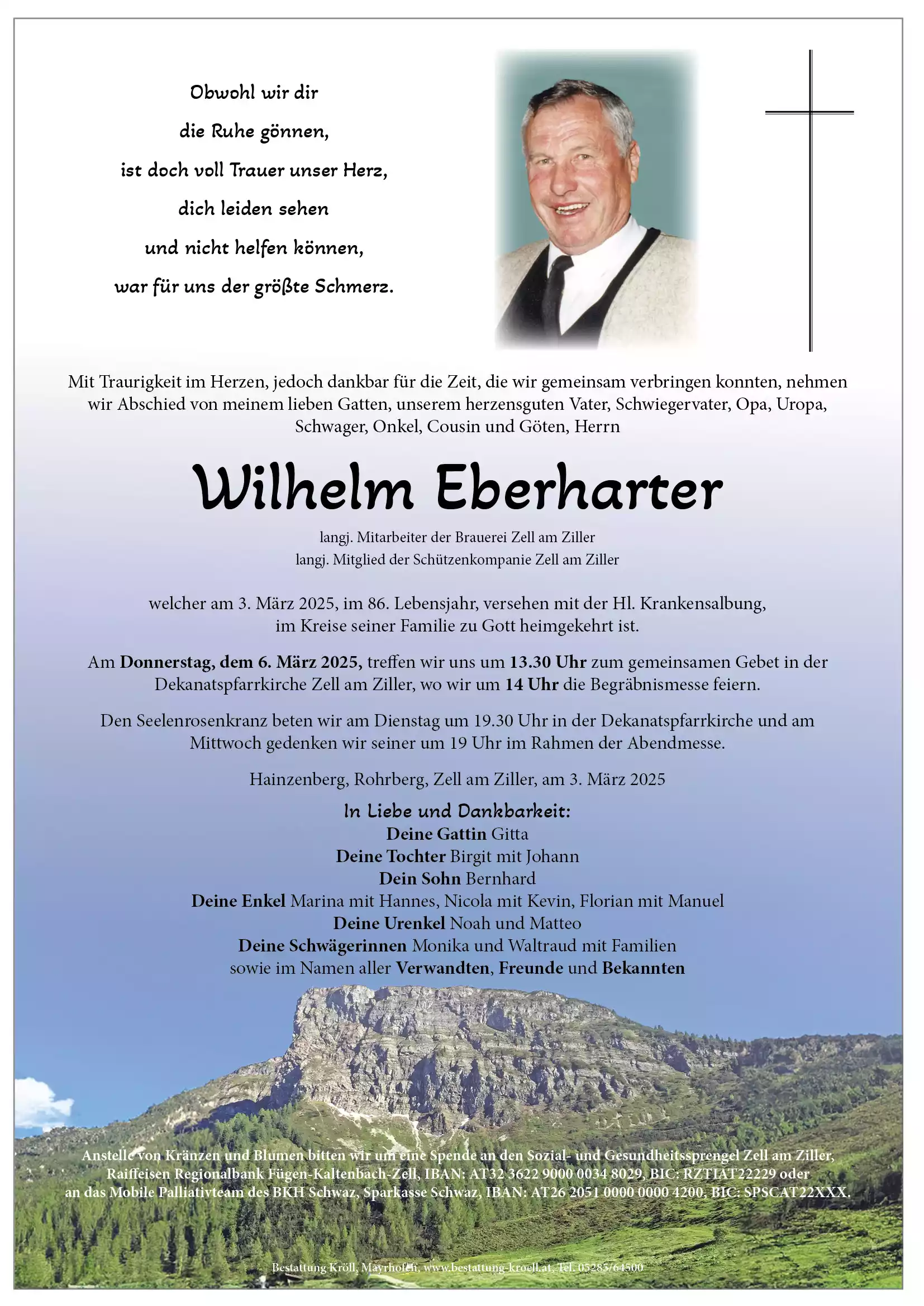 Parte von Wilhelm Eberharter
